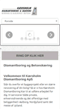 Mobile Screenshot of kaersholmdiamantboring.dk